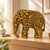 WellHomes™ Human Elephant Sculpture – Intricately Carved Decorative Showpiece for Home Décor